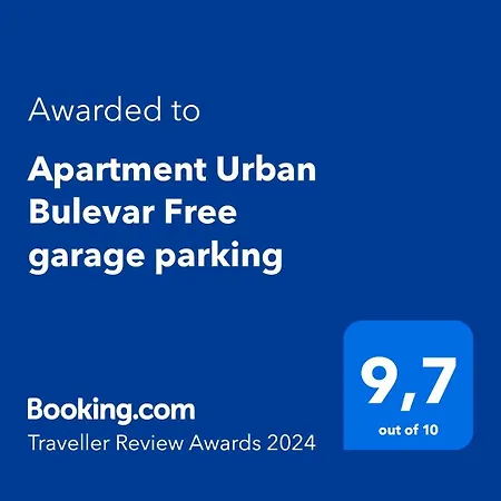 Urban Bulevar Free Garage Parking Apartman Sarajevo